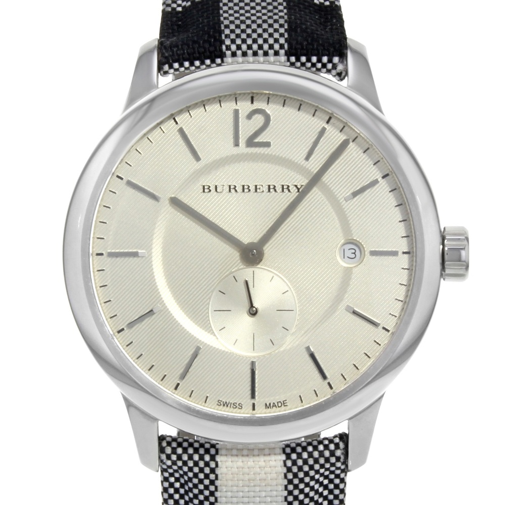 Classic Silver Dial Steel Fabric Unisex Watch